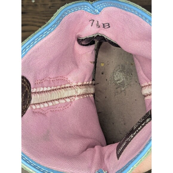 Ariat Distressed Mint & Brown Fatbaby Boot Womens Size 7.5B #10028951 - Picture 7 of 7